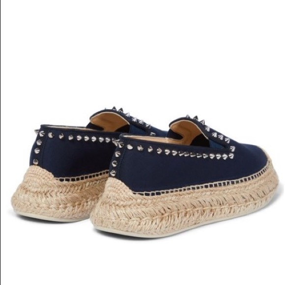 Louboutin Espaboat Espadrilles - Blue - Picture 5 of 10